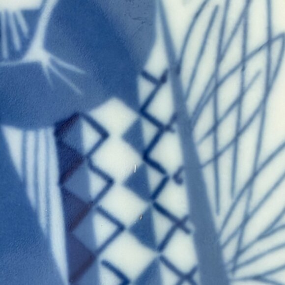 1969 Christmas Plate “De Hellige Tre Konger” Three Wise Men, 7" Blue & White - Picture 4 of 9